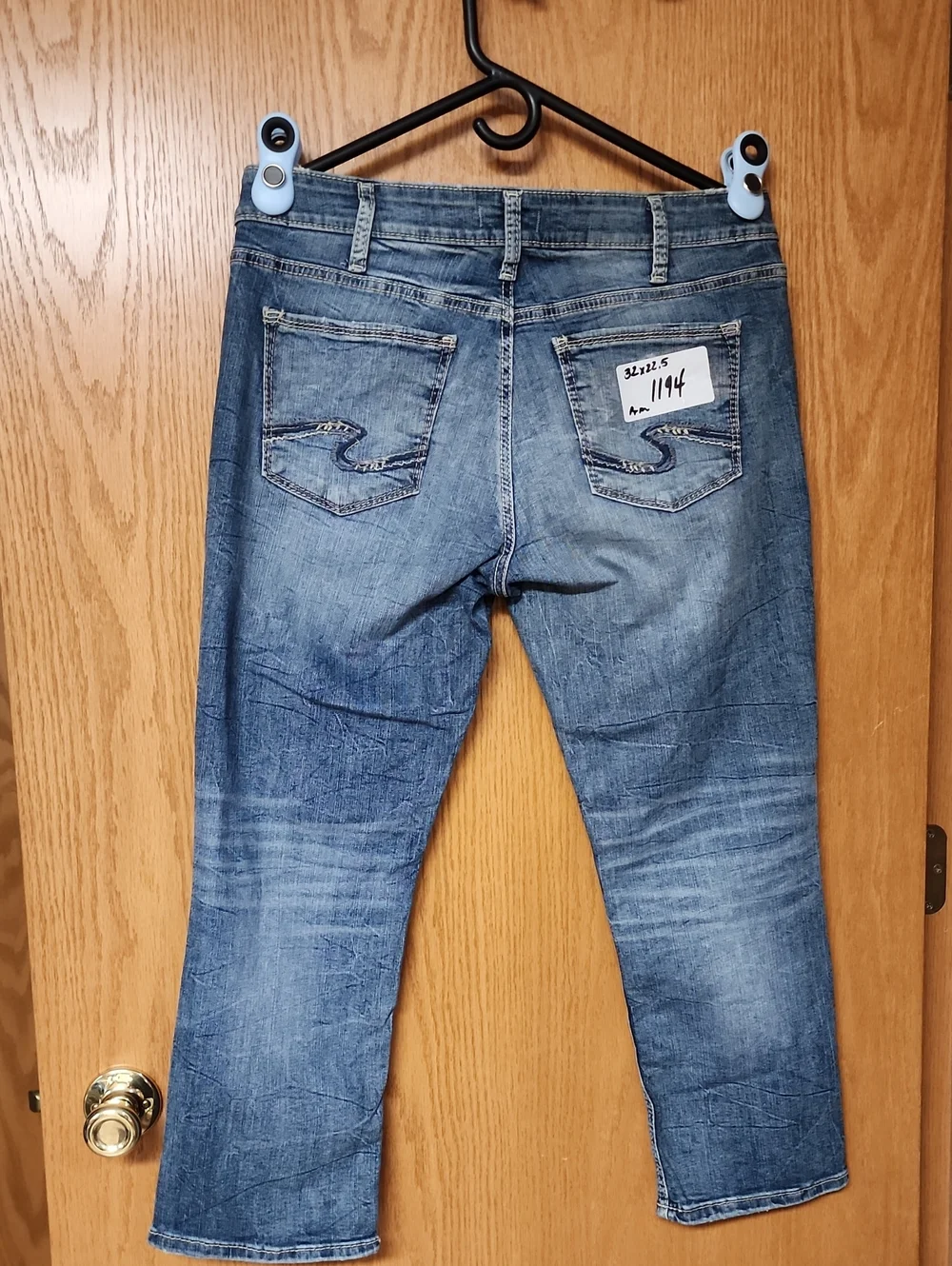Silver Suki jean capri womens 32x22.5 number 1194